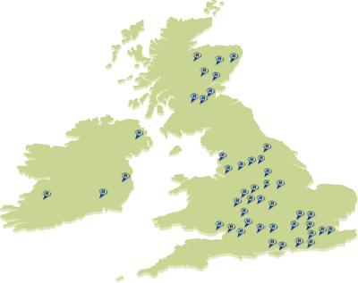 uk hilton map